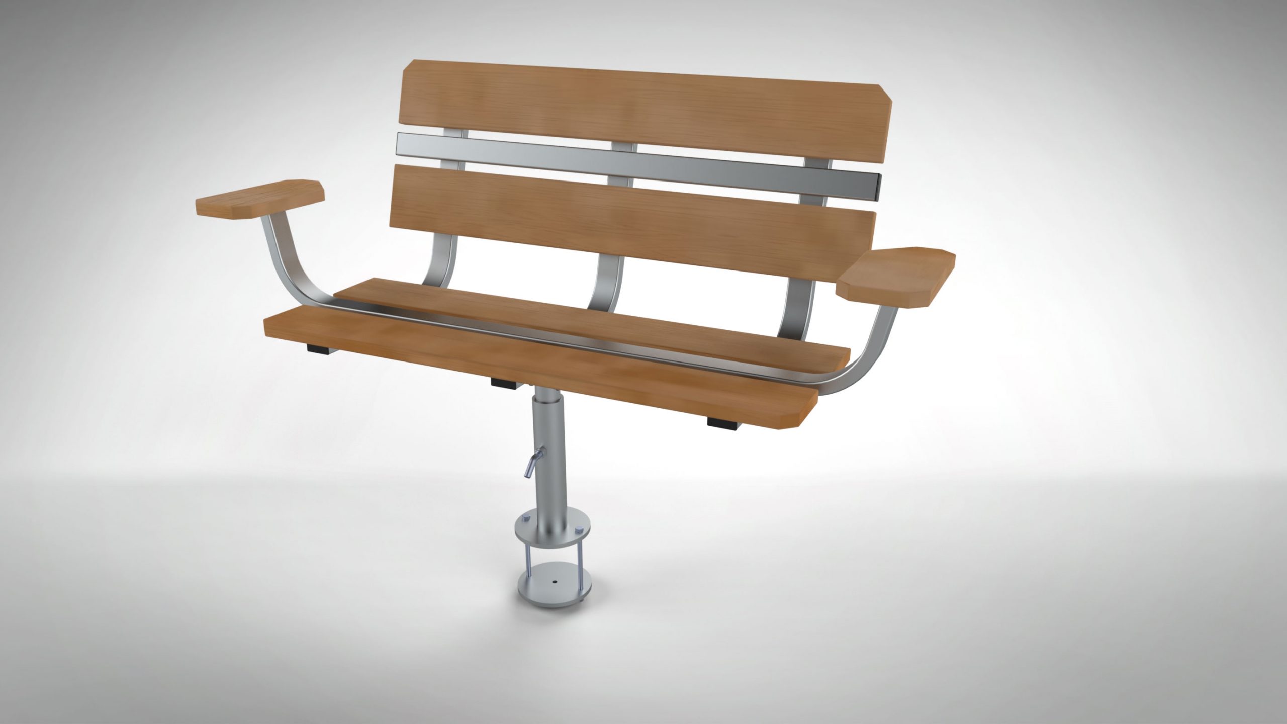 The Lighthouse Docks Swivel Bench - Image 2